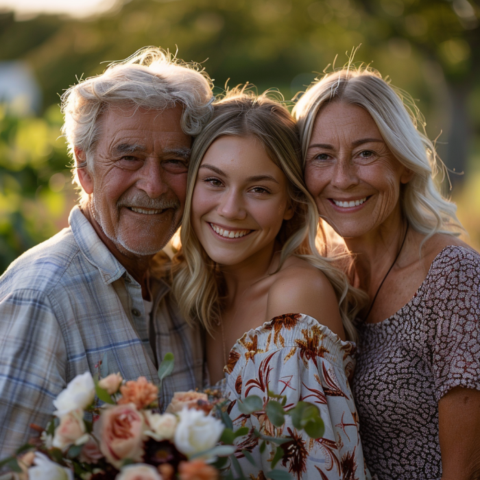 A happy family portrait | Source: Midjourney